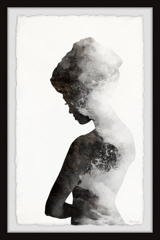 "The Silent Waves" Framed Painting Print, 24x36