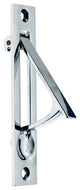 Genuine Solid Brass 4" Edge Pull, Polished Chrome