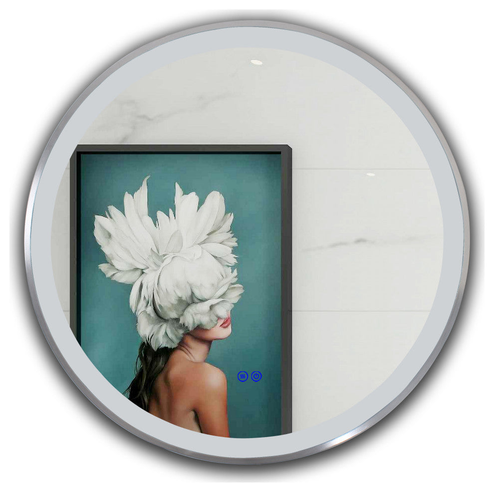 CHLOE Lighting SPECULO Embedded LED Mirror 6000K, Daylight White, 24"