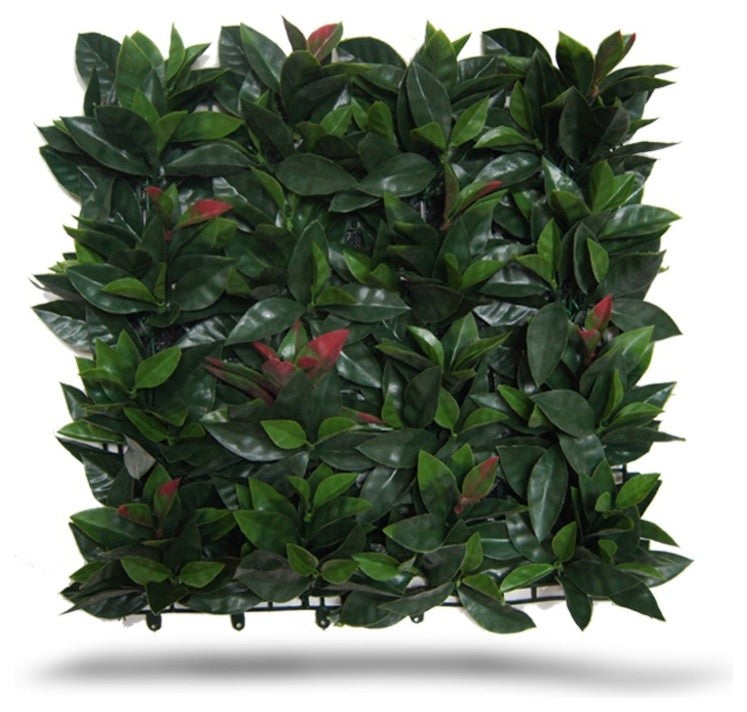 Artificial Laurel Wall Panels, Set of 4, 20"x20"