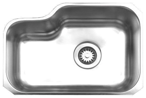 Brushed Stainless Steel Single Bowl Undermount Sink