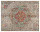 Olivia Collection Distressed Medallion Area Rug - Rectangle 8' x 10' - Gray
