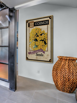 "Flower Packet Cosmos" Painting Print on Canvas