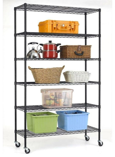 Beautiful Adjustable Metal Shelving Rack