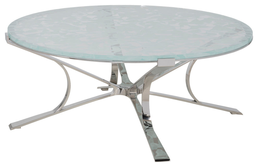 Snowscape Round Cocktail Table