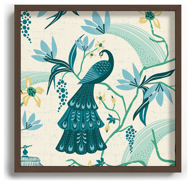 Heather Dutton Aviary Cream Recessed Framing Square