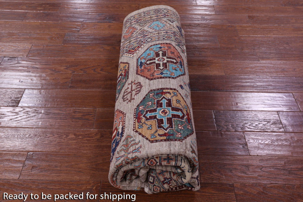 Bokhara Handmade Wool Rug 6' 9" X 10' 0" Q11279