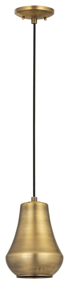 Innovations Lighting 654-1P-BB-7 Hartford 1 Light 7" Mini Pendant