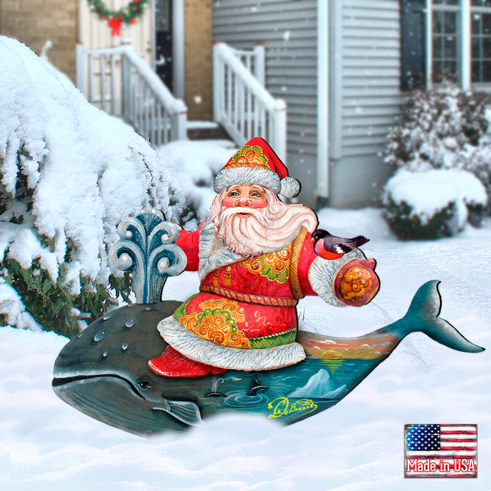 Whale Tales Scenic Decorative Ornament, Small