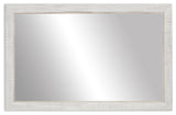 Huntington Framed Wall Mirror, White, 34"x44"