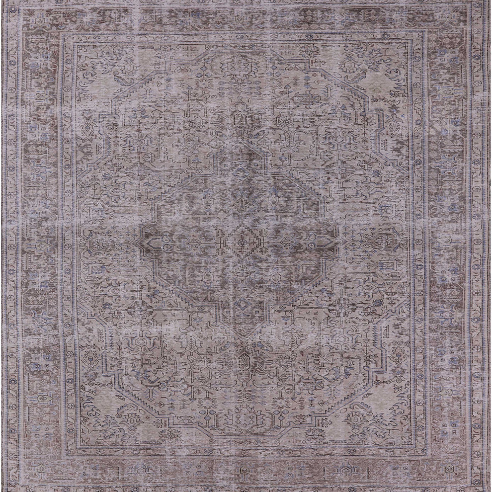 Ahgly Company Indoor Square Mid-Century Modern Area Rugs, 3' Square