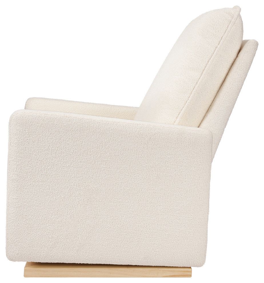 Cali Pillowback Chair and a Half Glider, Water Repellent and Stain Resistant, Chantilly Fleece