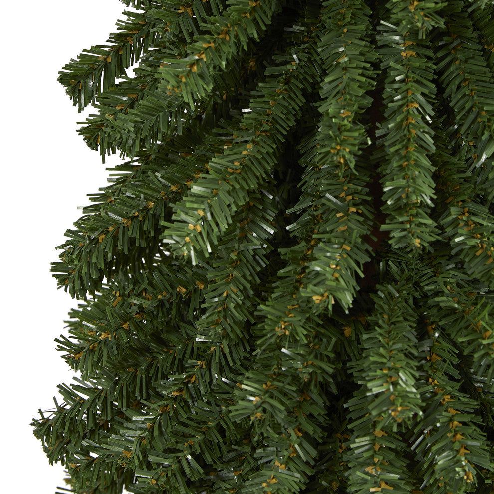 5' Grand Alpine Faux Christmas Tree With 469 Bendable Branches on Natural Trunk
