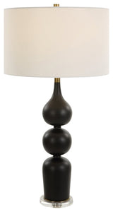 Uttermost Caviar Black Table Lamp
