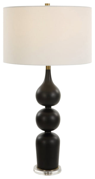 Uttermost Caviar Black Table Lamp