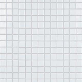 Metro 1" Square Matte White Porcelain Floor and Wall Tile
