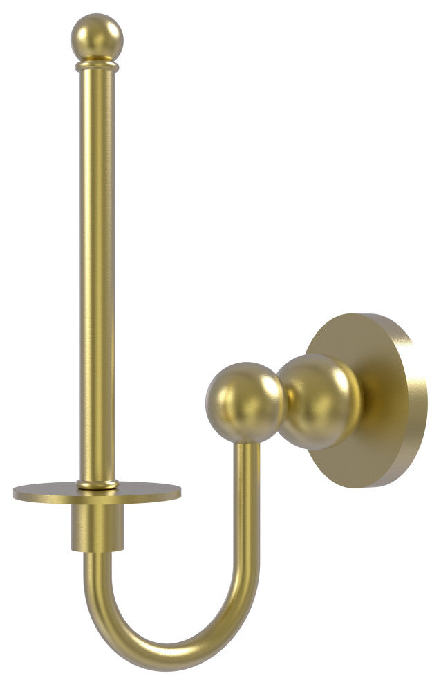 Bolero Upright Toilet Tissue Holder, Satin Brass