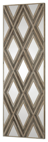 Uttermost Tahira Geometric Argyle Pattern Wall Mirror