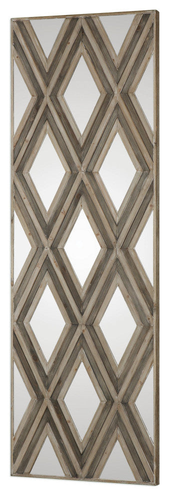 Uttermost Tahira Geometric Argyle Pattern Wall Mirror