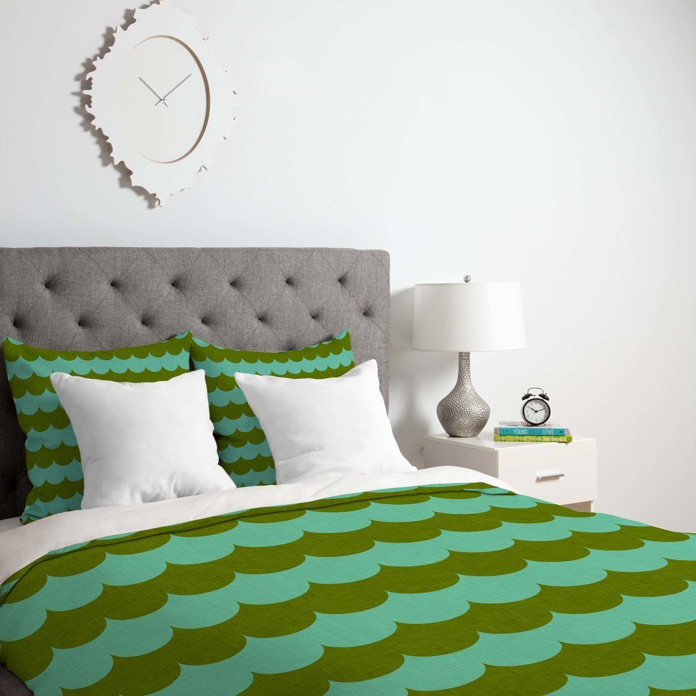 Deny Designs Holli Zollinger Waves Of Color Duvet Cover - Lightweight