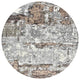 Ahgly Company Indoor Round Mid-Century Modern Area Rugs, 8' Round