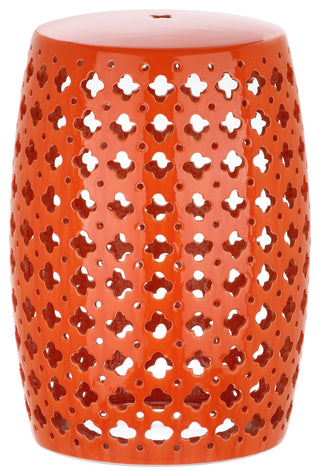 Safavieh Lacey Garden Stool, Orange