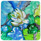 White Lily Flower Coaster - 3 Sets of 4 (12 Total)