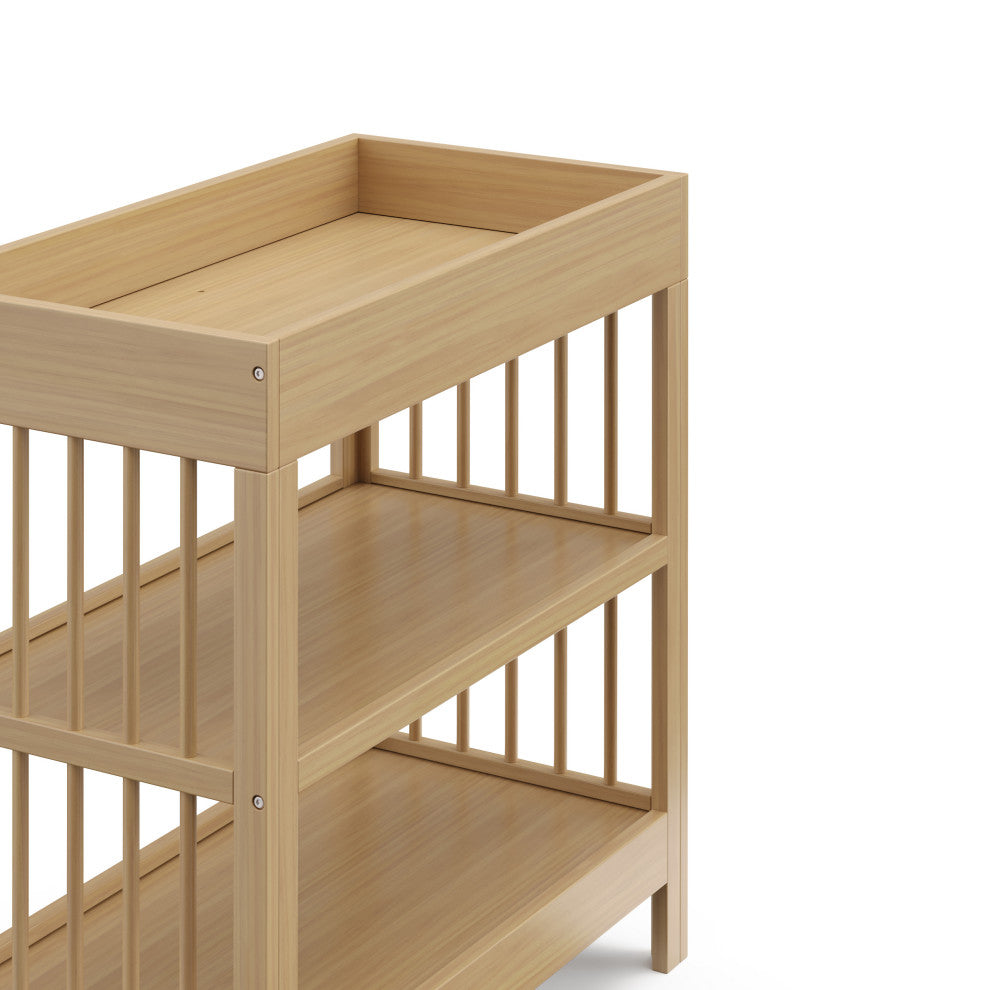 Graco Teddi Changing Table With Water-Resistant Changing Pad, Driftwood