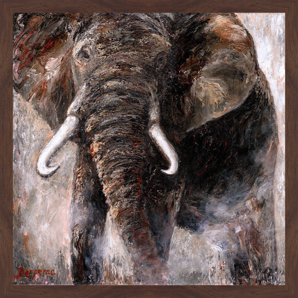 Marmont Hill, "Brave" by Bergerac Framed Painting Print, 32x32