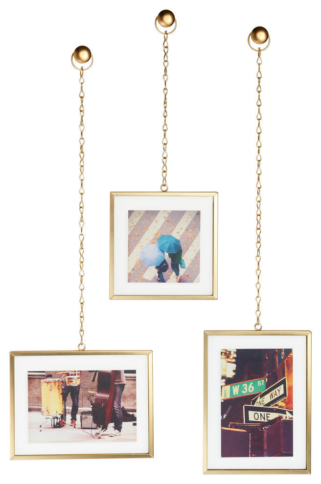 Fotochain Photo Frame, Matte Brass