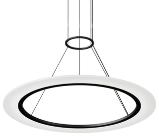 Sonneman 2072 Arctic Rings 31"W LED Suspension Pendant - Bright Satin Aluminum
