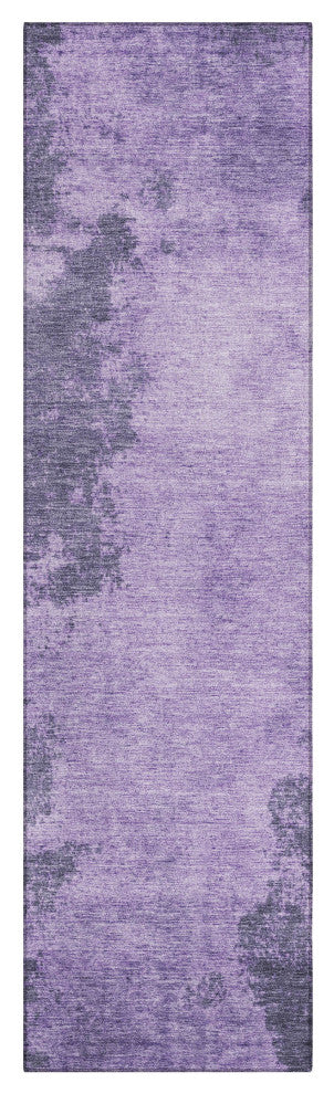Machine Washable Indoor/Outdoor Chantille ACN1913 Purple 2'3" x 7'6" Runner Rug