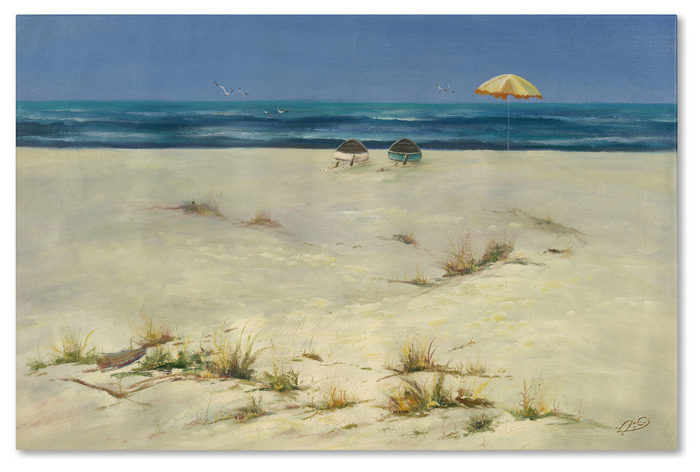 ''Two Small Boats'' Canvas Art by Rio