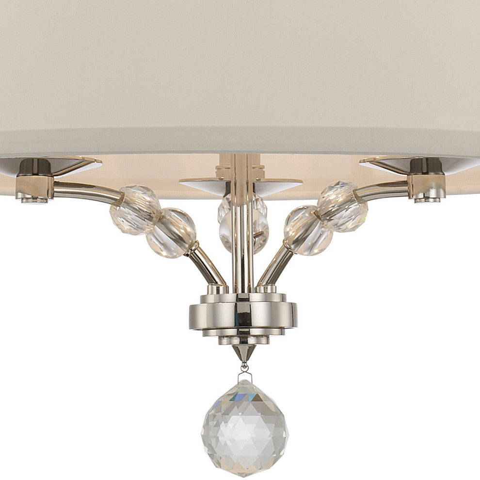Mirage 3 Light Nickel Mini Chandelier