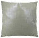 Plutus Glazed Linen Steel Handmade Throw Pillow, Double Sided 16"x16"