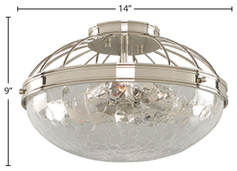 Montauk 14 Inch Flush Mount