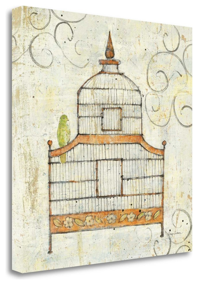 "Bird Cage III" By Avery Tillmon, Giclee Print on Gallery Wrap Canvas