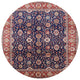 Ahgly Company Indoor Round Mid-Century Modern Area Rugs, 5' Round