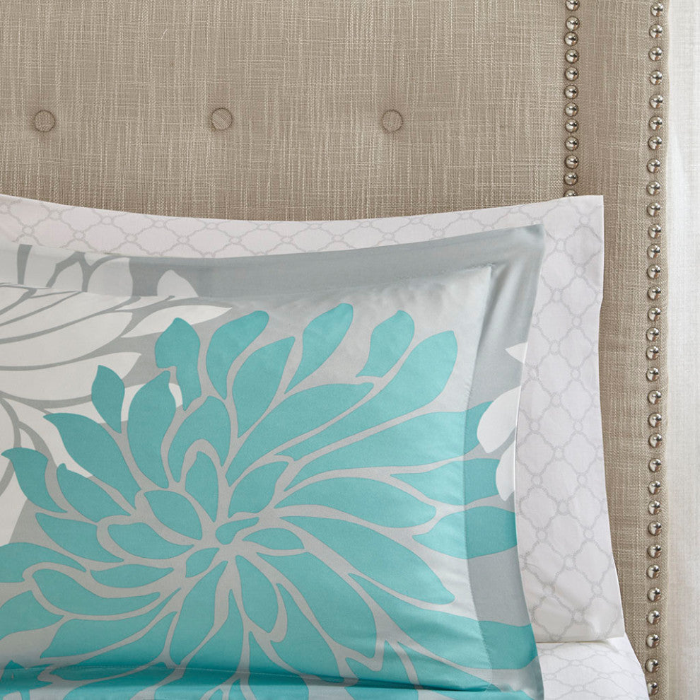 Madison Park Essentials Maible 7 Piece Twin Comforter Set With Cotton Bed Sheets
