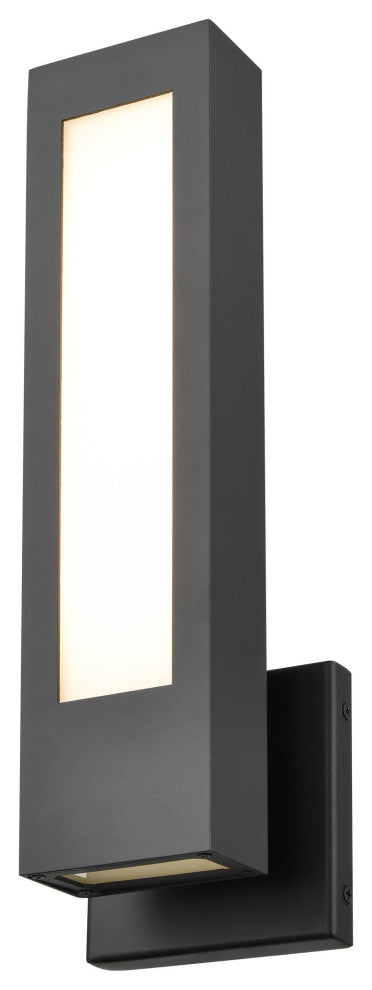 Amster 1-Light LED Module 16" Tall Powder Coated Black Outdoor