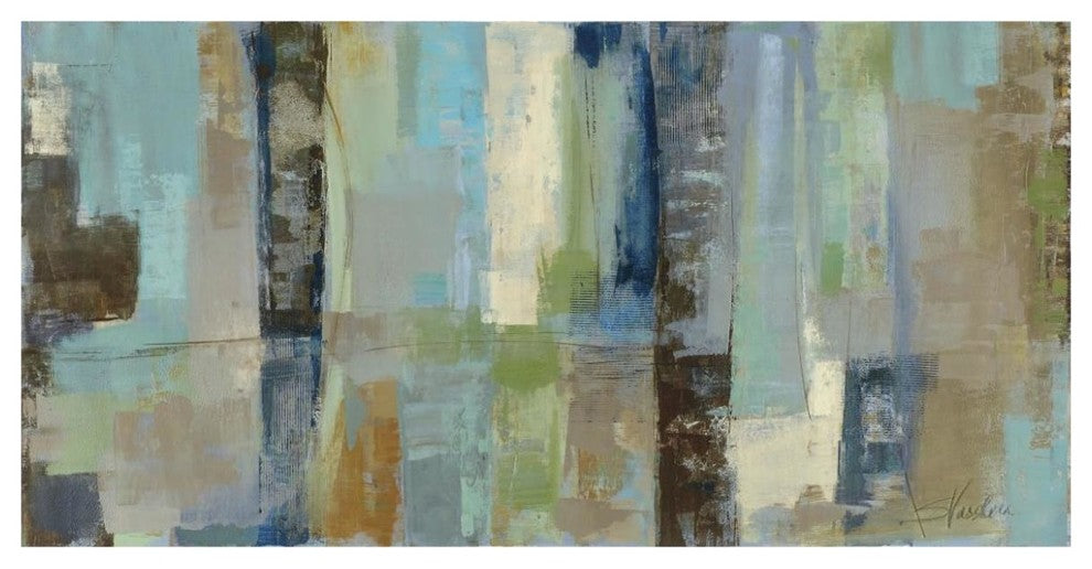 "Skylights" Digital Paper Print by Silvia Vassileva, 74"x38"