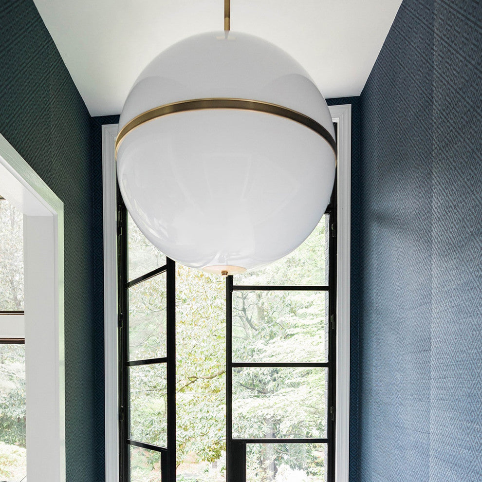 Brian Patrick Flynn for Crystorama Truax 3-Light Aged Brass Chandelier, Aged Bra