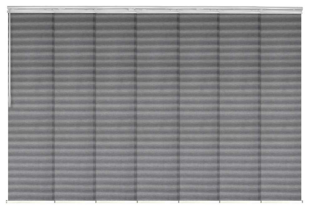 Rubi 7-Panel Track Extendable Vertical Blinds 110-153"W