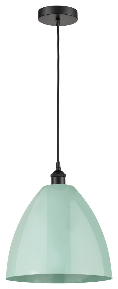 Innovations 616-1P-BK-MBD-12-SF-LED 1-Light Mini Pendant, Matte Black