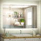 Backlit LED Mirror for Bathroom, Anti-Fog Dimmable, Silver, 40x28