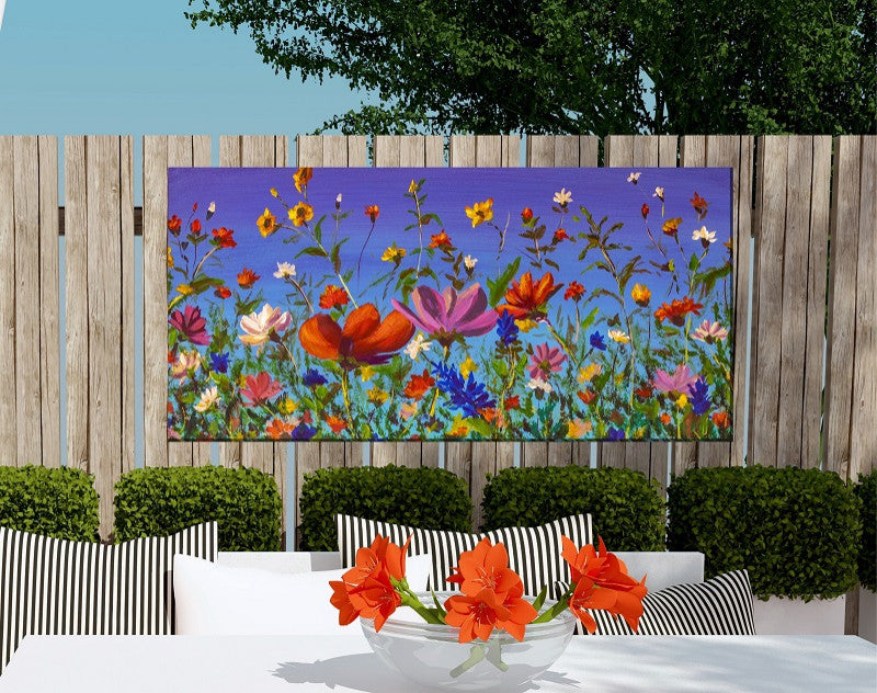 Summer Recital Outdoor Art 48X24