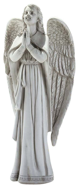 Divine Guidance Praying Angel Statue