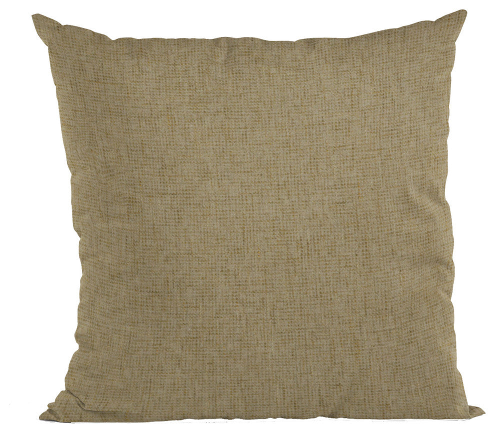 Safari Waffle Textured Solid Luxury Throw Pillow, Double sided 20"x20"