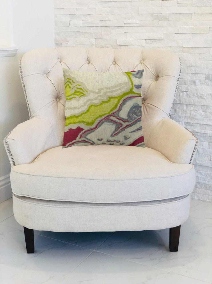 Plutus Chattingham Handmade Throw Pillow, 12"x25"