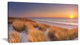 Sunset on Texel Island Beach, Oversized Seashore Canvas Art Print, 60"x28"